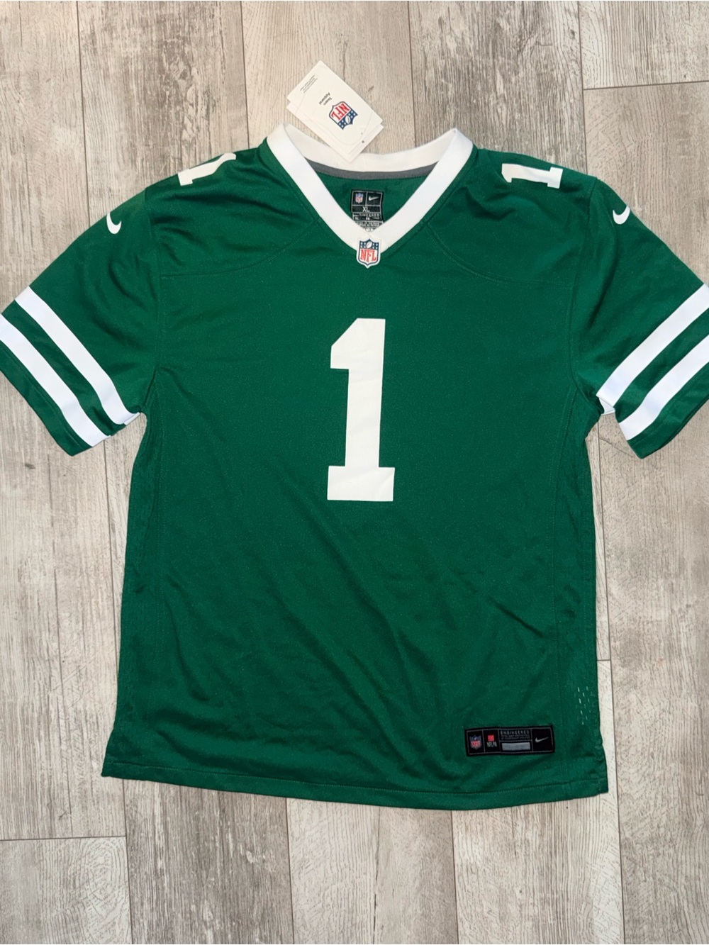 Nike Jets Sauce Gardner #1 Youth XL Jersey NWT